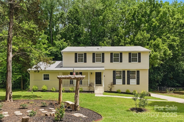 7016 Wannamaker Ln, Charlotte, NC 28226 - view of front of home featuring a front lawn