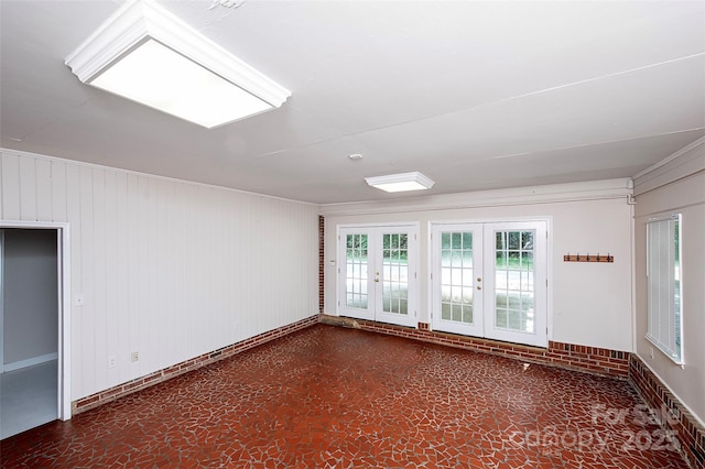 3933 Planters Pl, Indian Trail, NC 28079 - empty room with french doors and baseboards