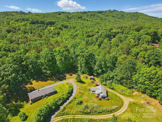 3120 Mineral Springs Mountain Rd, Valdese, NC 28690 - aerial view of a forest