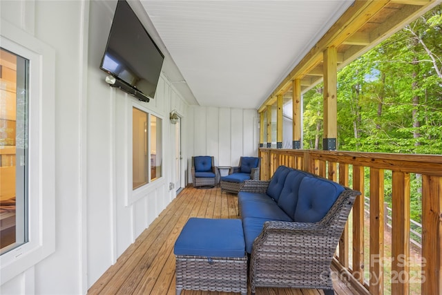 5615 American Way, Denver, NC 28037 - wooden terrace with an outdoor hangout area