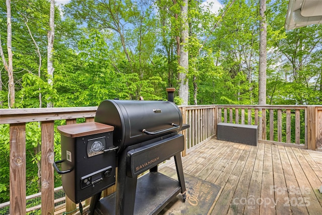 5615 American Way, Denver, NC 28037 - wooden deck featuring a grill
