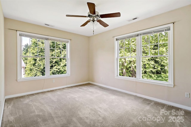 8 Cherry Laurel Ln, Swannanoa, NC 28778 - carpeted empty room featuring baseboards, healthy amount of natural light, and ceiling fan