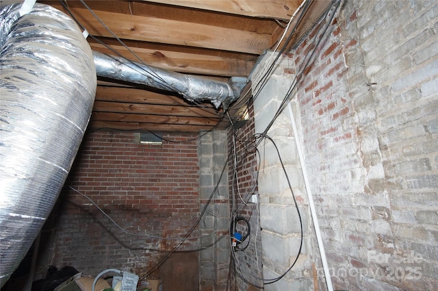 view of attic