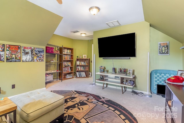 815 Clearbrook Rd, Matthews, NC 28105 - living area featuring carpet flooring and visible vents