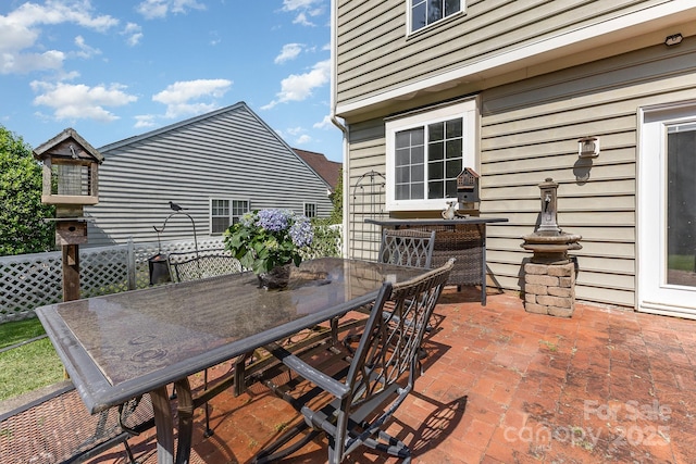 815 Clearbrook Rd, Matthews, NC 28105 - view of patio / terrace featuring outdoor dining area