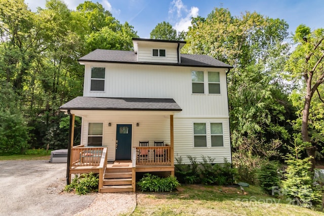 106 Dalton St, Black Mountain, NC 28711 - view of front of house featuring roof with shingles