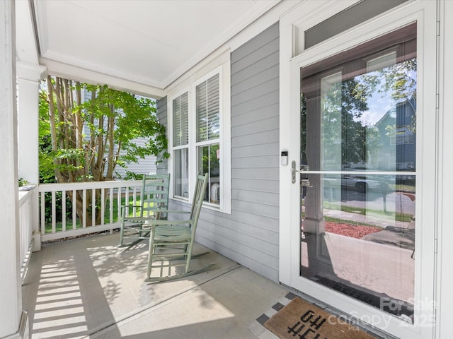 6909 Dunton St, Huntersville, NC 28078 - exterior space with a porch
