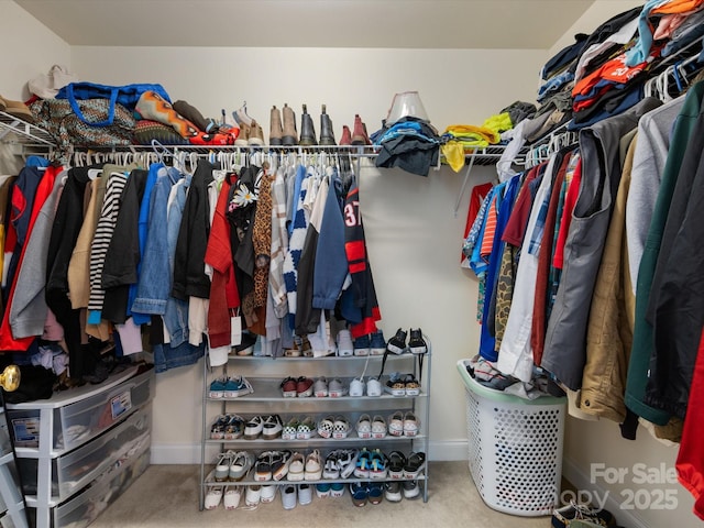 6909 Dunton St, Huntersville, NC 28078 - walk in closet with carpet floors