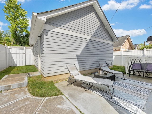 6909 Dunton St, Huntersville, NC 28078 - view of patio / terrace featuring a gate and a fenced backyard