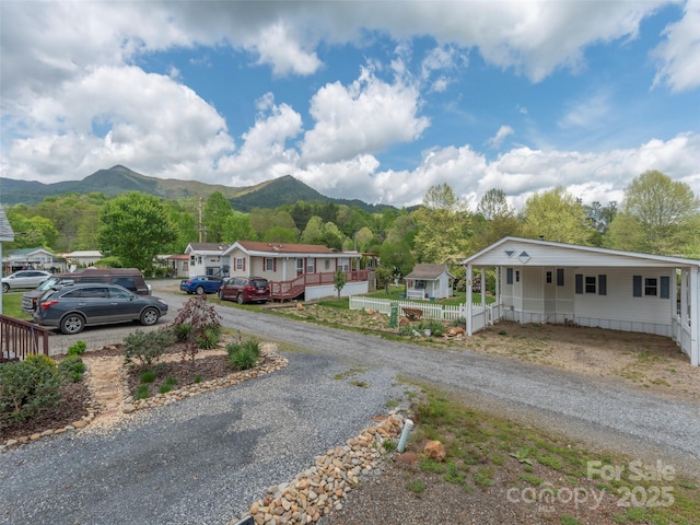 219 Pike Pt, Waynesville, NC 28785 - view of road featuring a mountain view