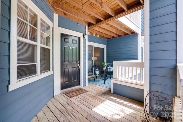 2209 Sumner Green Ave Unit M, Charlotte, NC 28203 - view of wooden porch