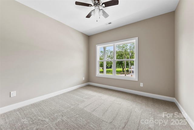 213 Benfield Rd, Kings Mountain, NC 28086 - carpeted empty room featuring baseboards and ceiling fan