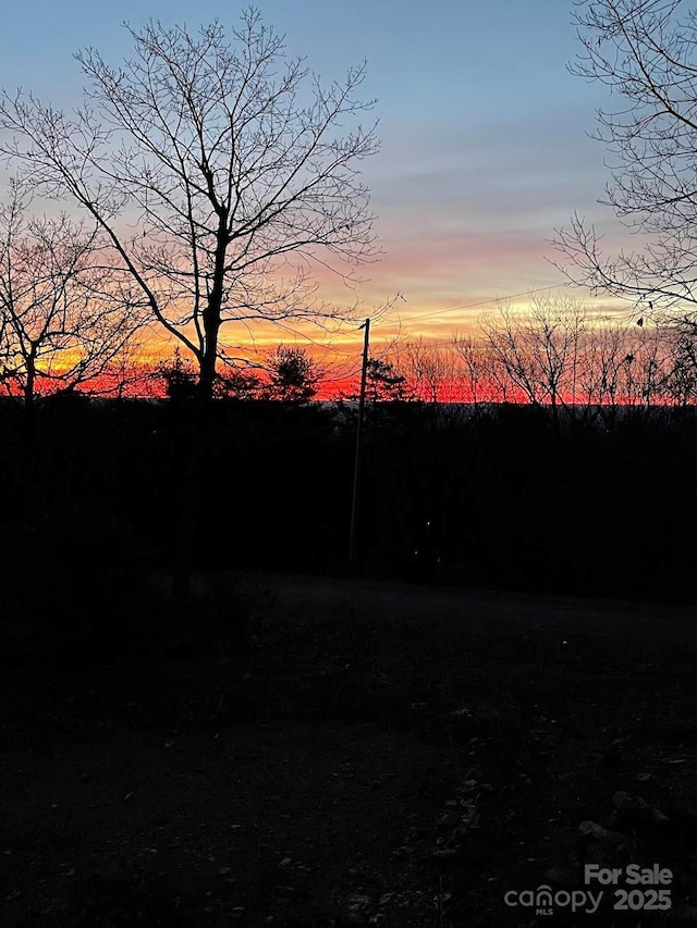 3181 Shag Bark Rd, Connelly Springs, NC 28612 - view of yard at dusk
