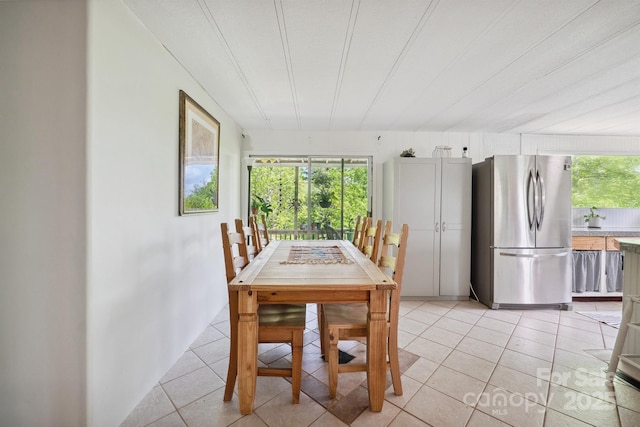 3181 Shag Bark Rd, Connelly Springs, NC 28612 - dining area featuring light tile patterned floors