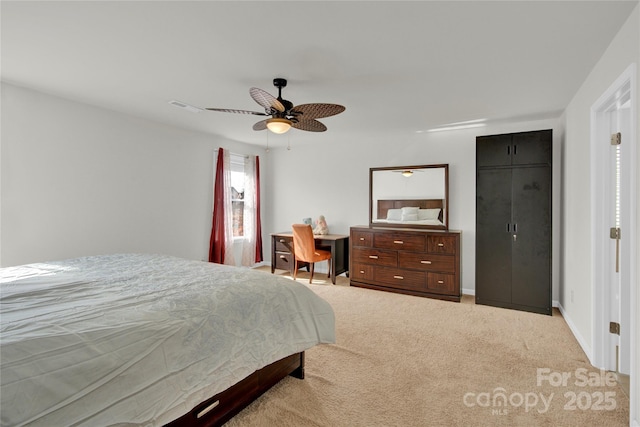 282 Fischer Rd, Fort Mill, SC 29175 - carpeted bedroom featuring ceiling fan and baseboards