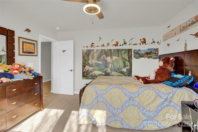 282 Fischer Rd, Fort Mill, SC 29175 - bedroom with carpet floors and a ceiling fan