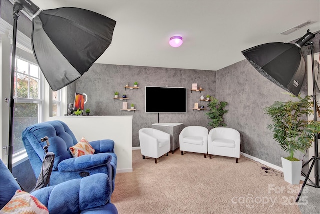 282 Fischer Rd, Fort Mill, SC 29175 - carpeted living room featuring baseboards