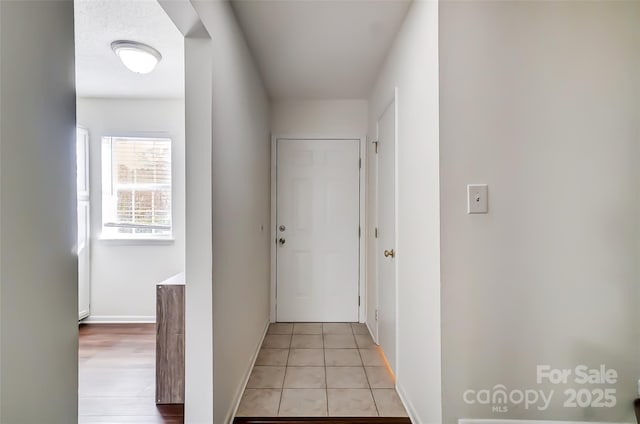 hallway with baseboards