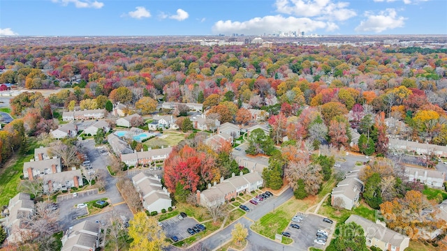 aerial view of property and surrounding area