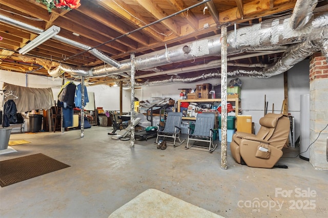 1792 Hoffman Rd, Gastonia, NC 28054 - view of unfinished basement
