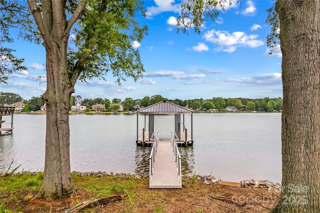 242 Shoreline Loop, Mooresville, NC 28117 - dock featuring a water view