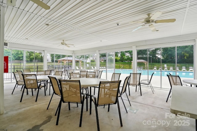 8833 Cavonnier Ln, Charlotte, NC 28216 - view of sunroom / solarium
