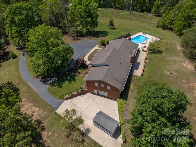 drone / aerial view