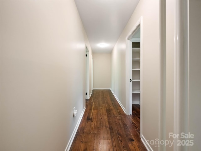 100 Ashton Ln, Brevard, NC 28712 - corridor featuring dark wood-style floors and baseboards