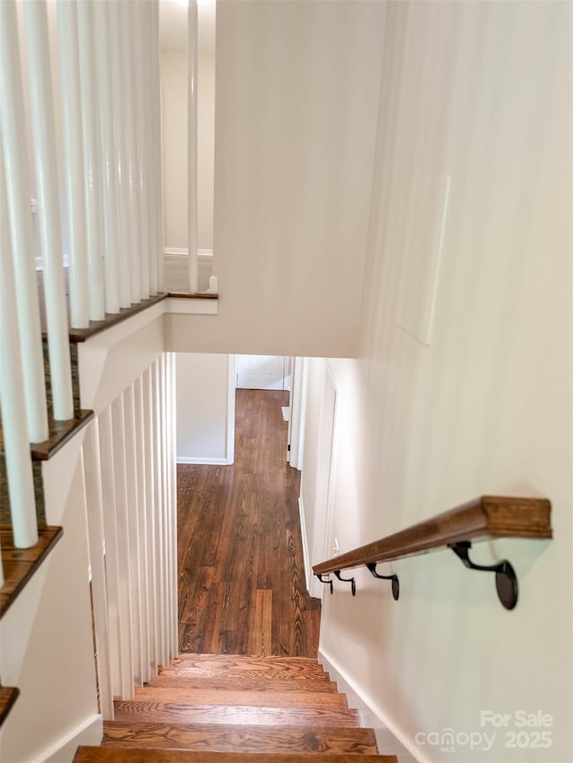 100 Ashton Ln, Brevard, NC 28712 - staircase with wood finished floors