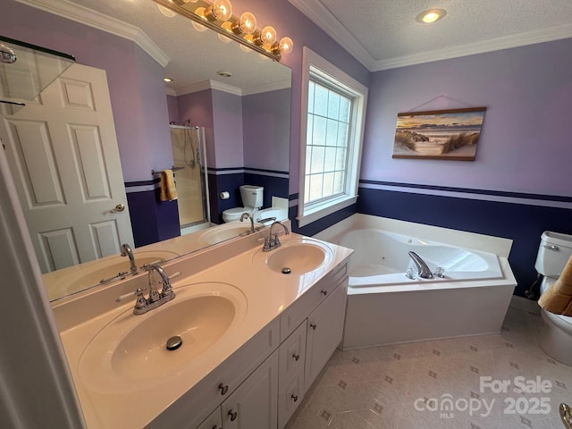 bathroom with a sink and toilet