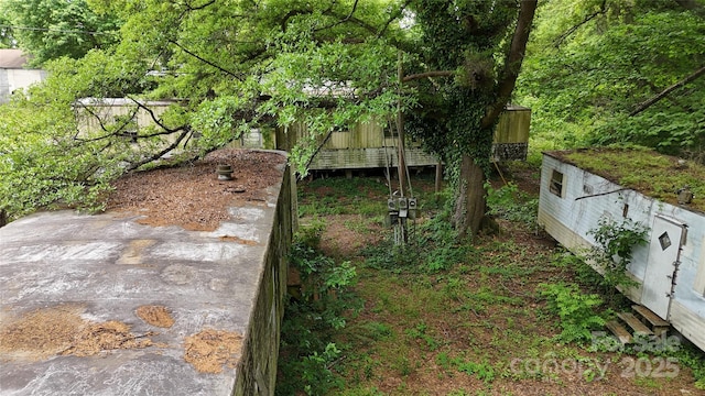 view of yard