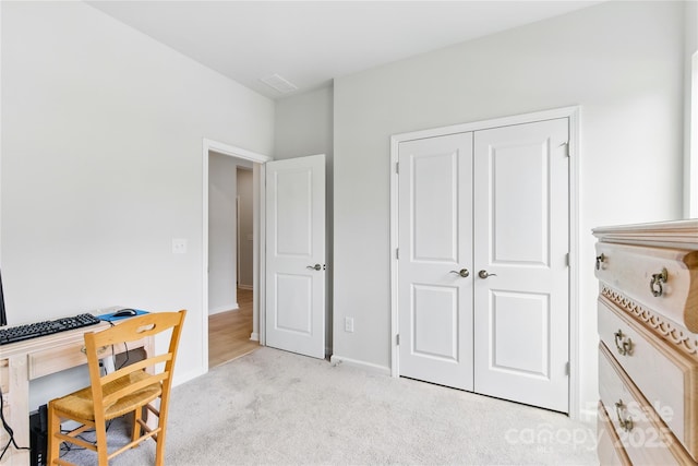 4069 Havenport Cir, Tega Cay, SC 29708 - office area featuring light colored carpet and baseboards
