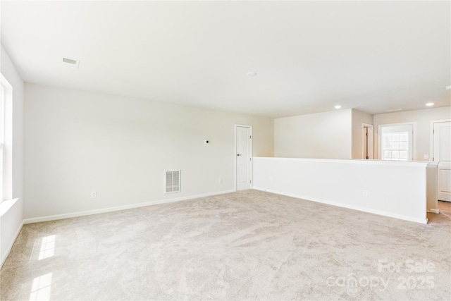 4069 Havenport Cir, Tega Cay, SC 29708 - spare room with light colored carpet, recessed lighting, and baseboards
