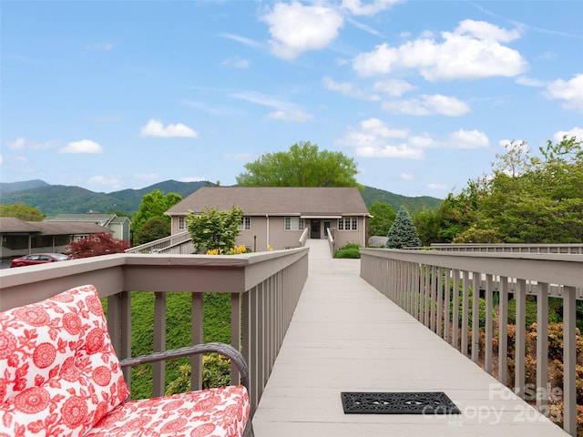 671 S Haywood St Unit 108B, Waynesville, NC 28786 - exterior space with a mountain view