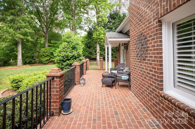 12048 Royal Portrush Dr, Charlotte, NC 28277 - view of patio