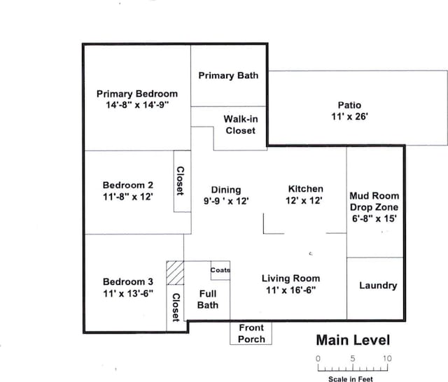 4838 Holbrook Dr, Charlotte, NC 28212 - floor plan / room layout