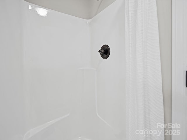 4101 New Castle Ln, Monroe, NC 28110 - bathroom view of a shower with curtain