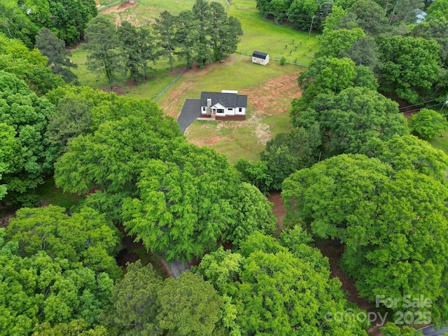 456 Rainbow Cir, Clover, SC 29710 - overview of rural landscape