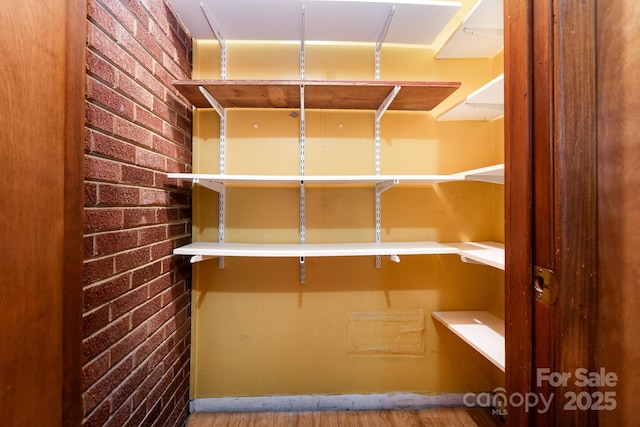 view of pantry