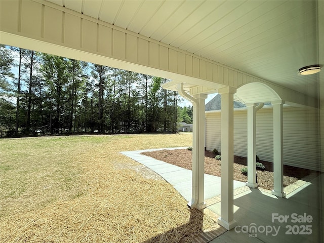 view of yard