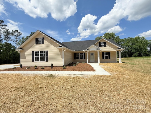3650 Sentry Rd, Lancaster, SC 29720 - view of front facade featuring a front lawn and a porch