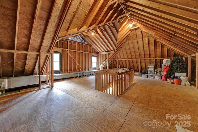 8524 Quarters Ln, Mint Hill, NC 28227 - attic with an upstairs landing