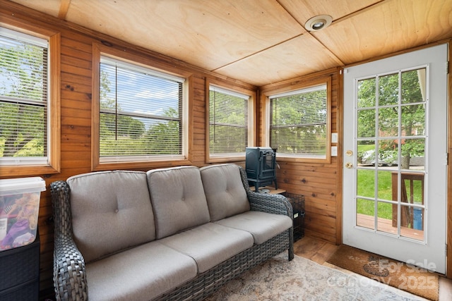 sunroom / solarium with plenty of natural light