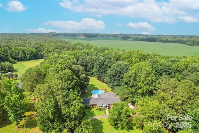 4805 Nesbit Rd, Monroe, NC 28112 - birds eye view of property with a view of trees