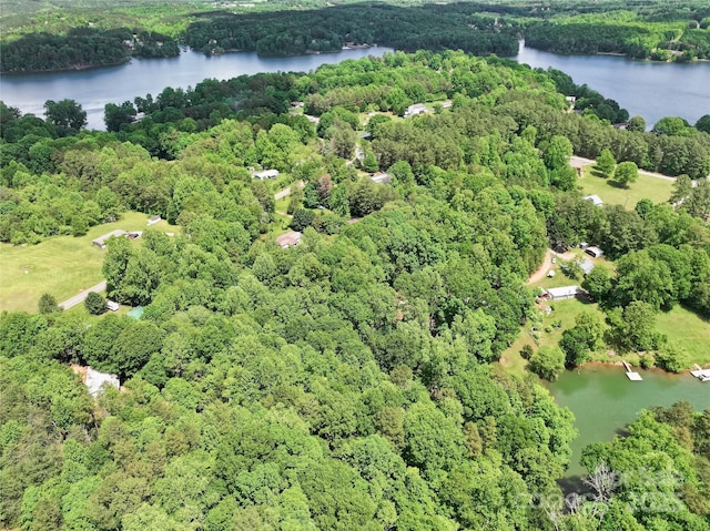4585 Sunrise Beach Rd, Catawba, NC 28609 - aerial view of property's location with a forest and a nearby body of water