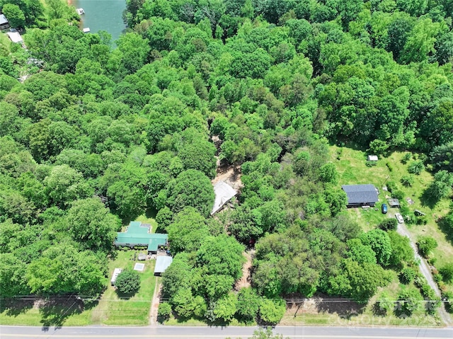 4585 Sunrise Beach Rd, Catawba, NC 28609 - aerial overview of property's location featuring a forest