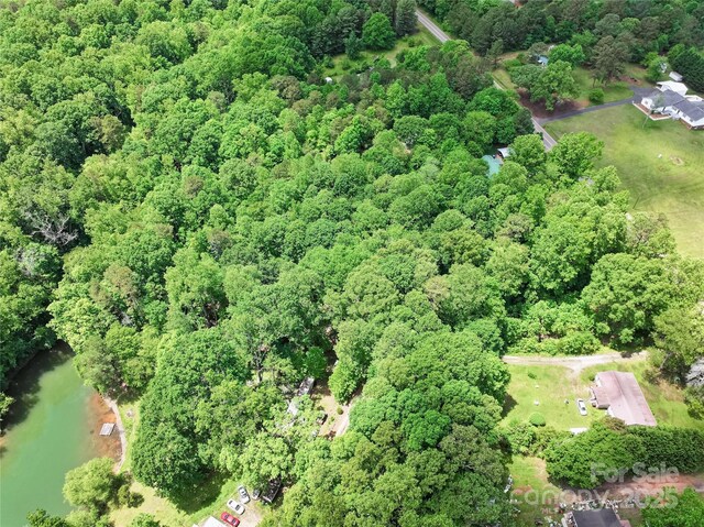 4585 Sunrise Beach Rd, Catawba, NC 28609 - aerial view of property's location featuring a forest and a large body of water