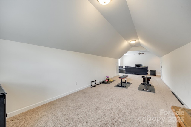 308 Hollister Estates Dr, Waxhaw, NC 28173 - additional living space featuring lofted ceiling, carpet, and baseboards