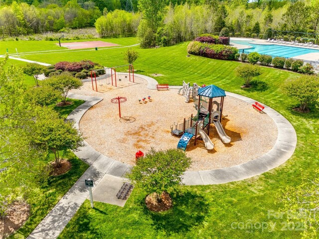 308 Hollister Estates Dr, Waxhaw, NC 28173 - view of home's community featuring a yard