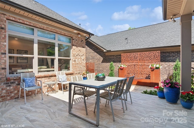 view of patio / terrace featuring outdoor dining space